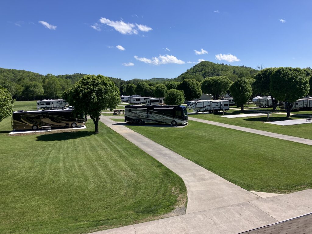large rig friendly camping